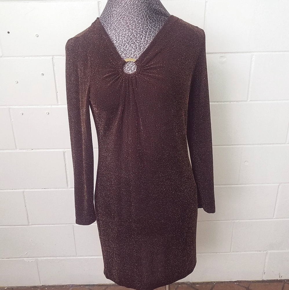 Michael Michael Kors Logo Ring Dress NWT Size XL - Picture 1 of 6